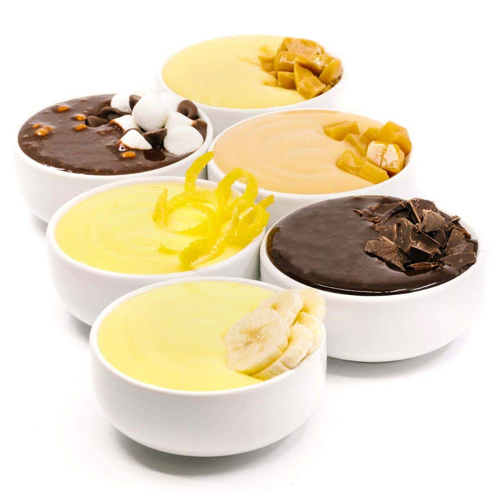 Nutrition panel for WonderSlim Protein Pudding Mix showing 12g protein per serving.