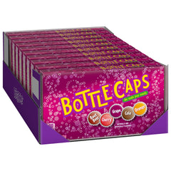 Wonka Bottle Caps box front view, ideal for casual snacking and sharing