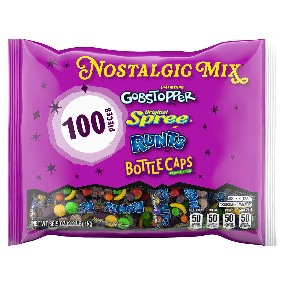 Wonka Gobstoppers colorful jawbreakers, perfect for party displays and nostalgic snacking.