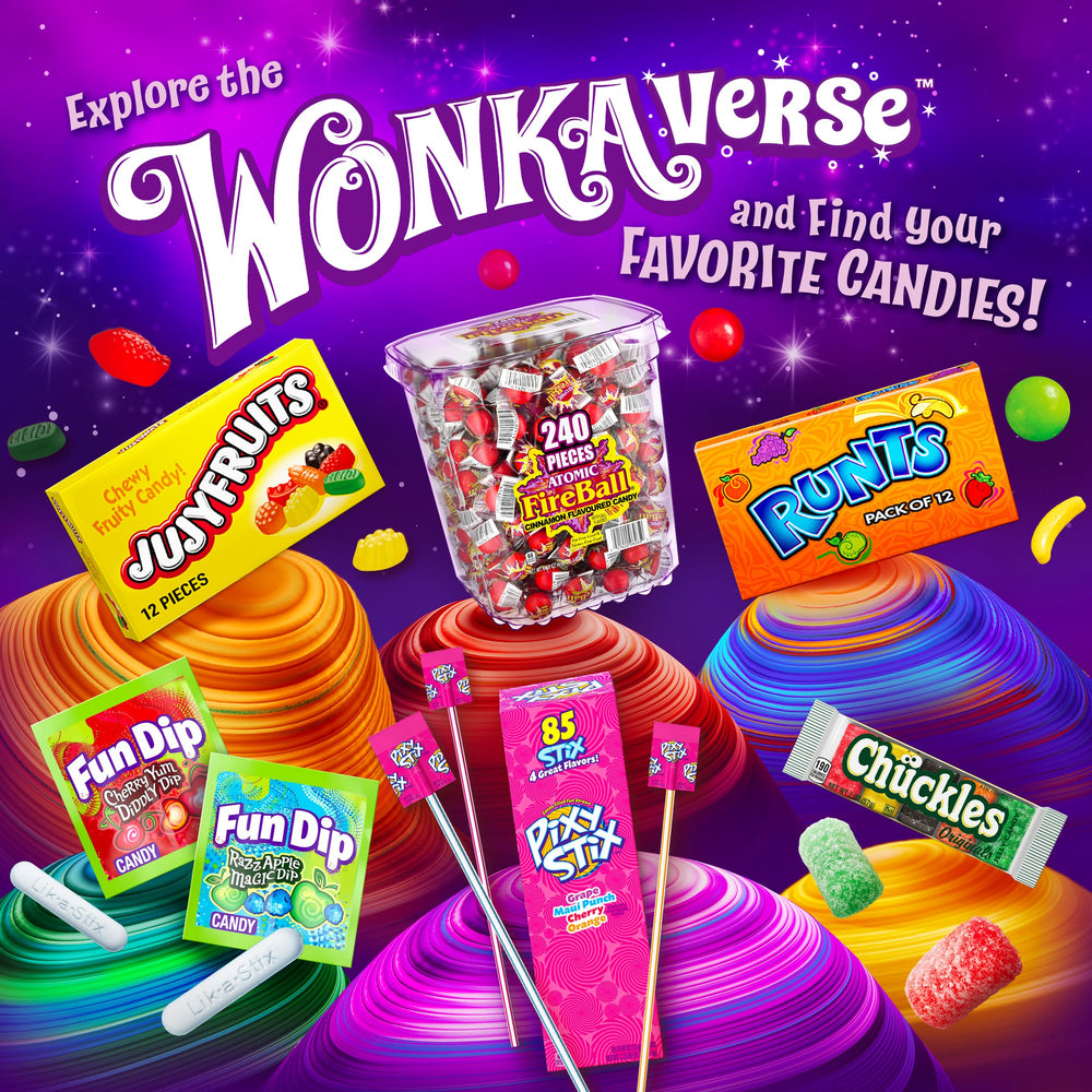 Wonka Jujyfruits wonkaverse magical candies invite imagination and colorful moments