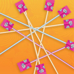 Wonka Pixy Stix variety flavors in a single pack for mixed-taste fun.