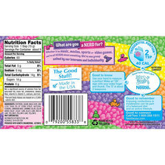 Wonka Rainbow Nerds close-up texture highlighting crunch and vibrant colors