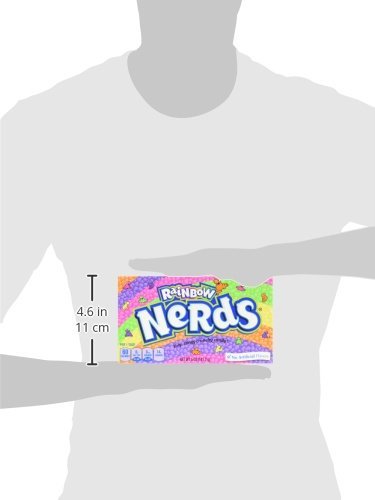 Wonka Rainbow Nerds pack of four stacked showing convenient multipack supply