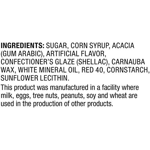 Close-up of fiery cinnamon candy by Wonka for a bold bite.