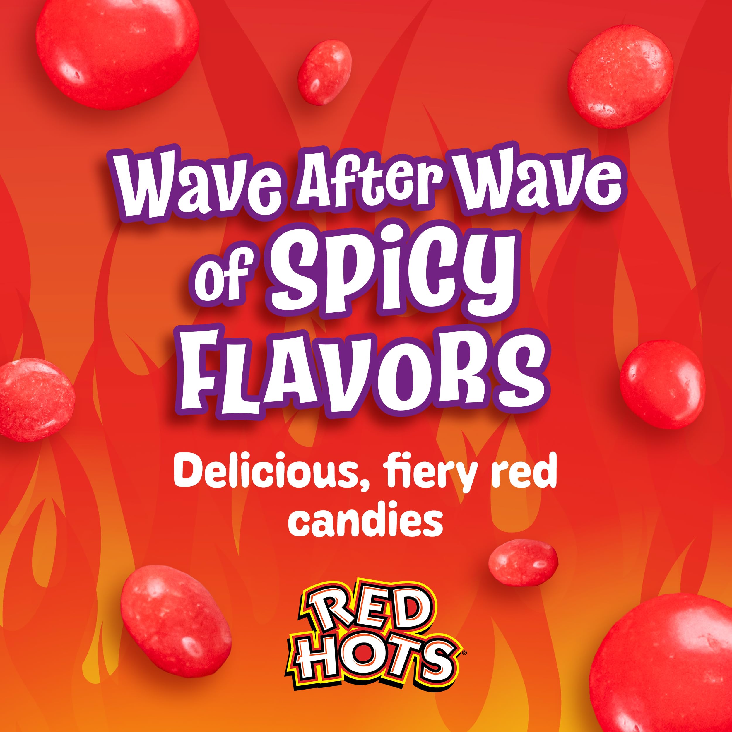 Wonka Red Hots travel-size pack for quick cinnamon kick on the go.