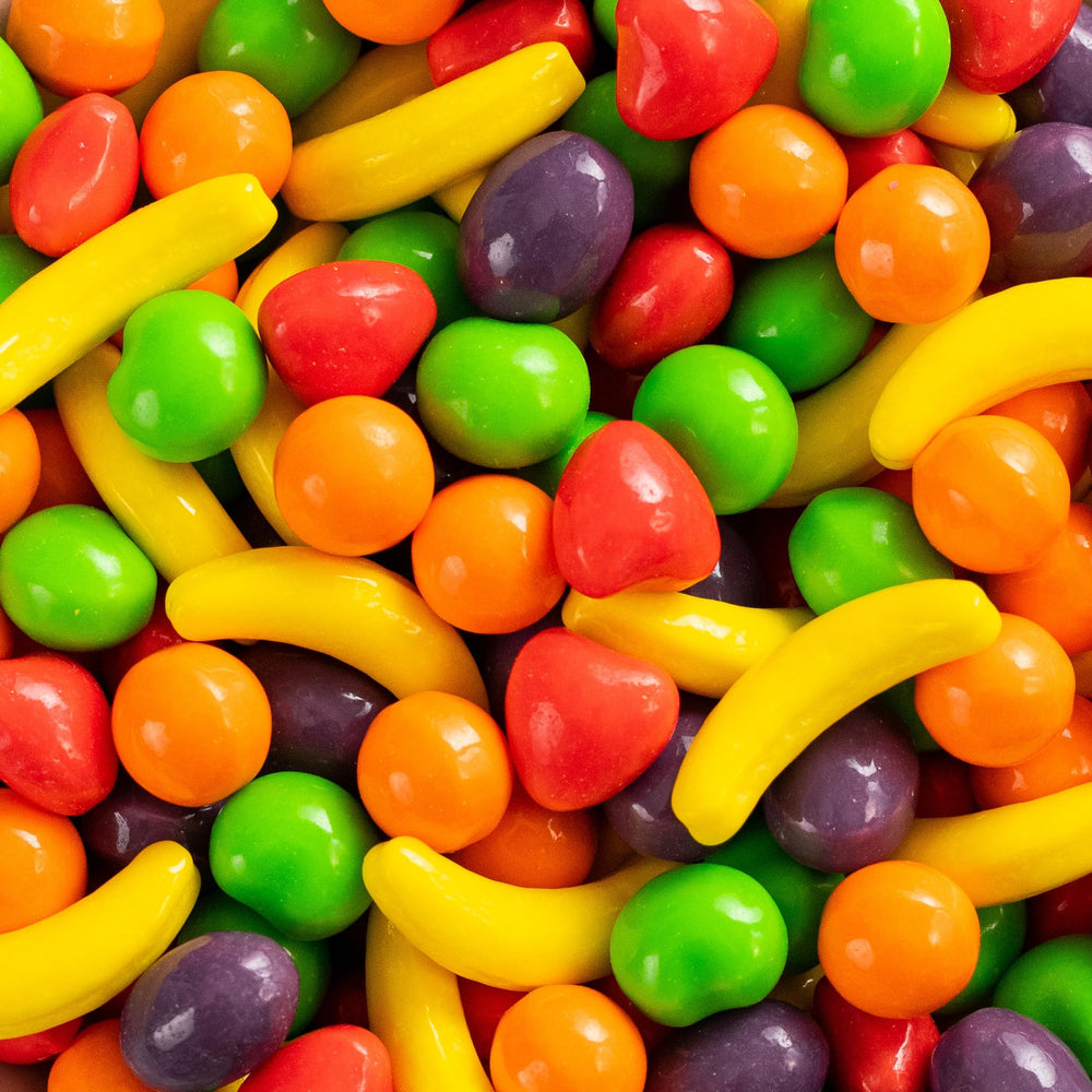 Wonka Runts green apple candy, crisp flavor in colorful pieces.