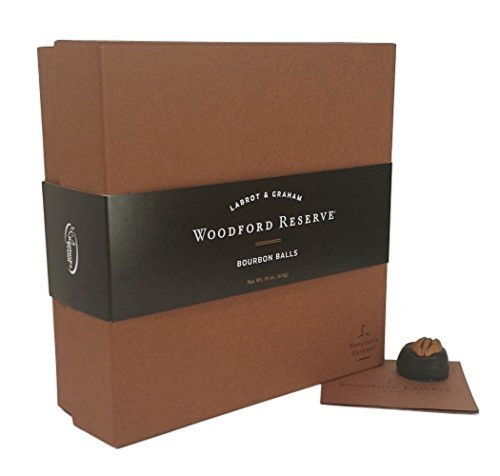Woodford Reserve Bourbon Ball gift box ready for holiday gifting
