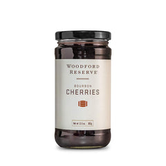 Woodford Reserve Bourbon Cherries in a glossy jar for cocktails and dessert pairings