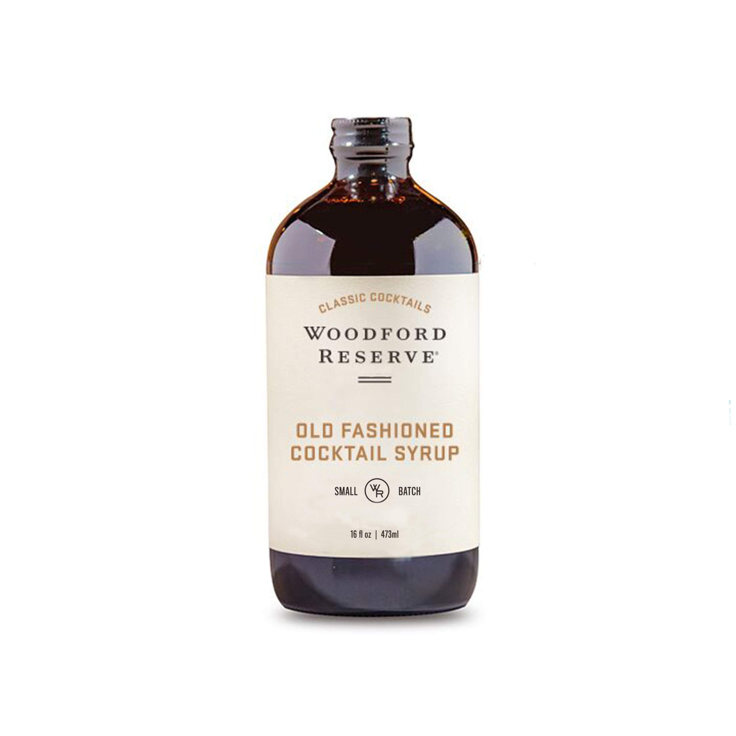 Woodford Reserve Old Fashioned Syrup bottle pour for easy cocktail making