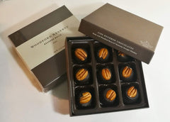 Woodford Reserve bourbon ball gift box with 9 confections, ideal for holiday gifting