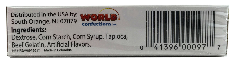World Confections Candy Cigarettes opened box reveal of treats