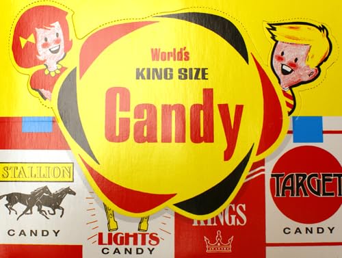 World Confections Cigarettes red-tipped candy evokes nostalgic charm for gatherings.