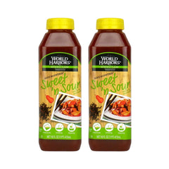 World Harbors Maui Sweet and Sour sauce bottle shows authentic Hawaii flavor for dipping