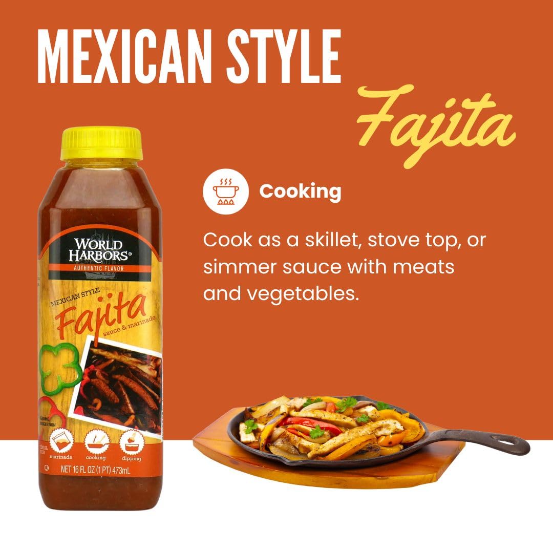 World Harbors Mexican Style Fajita Marinade serves as a dipping sauce for nuggets and fries.