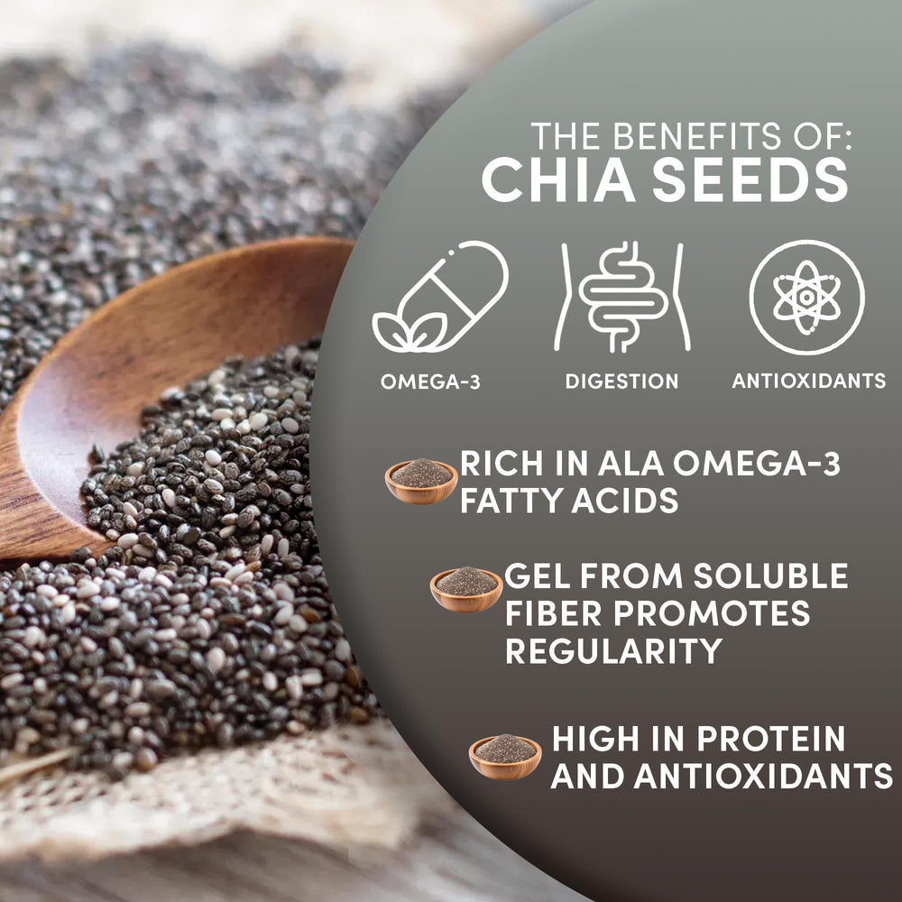 Worldwide Botanicals chia egg substitute supports vegan baking recipes.