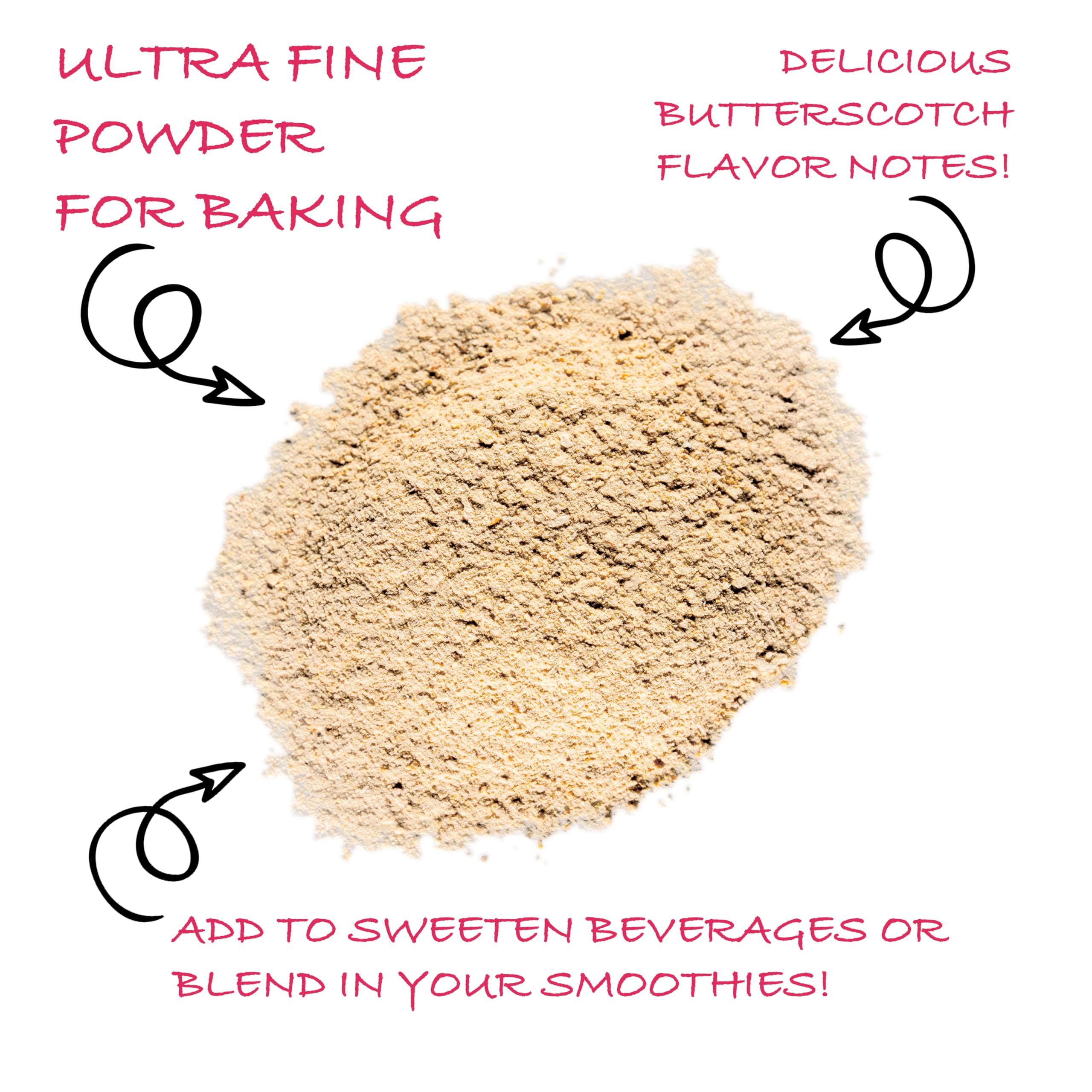 Worldwide Botanicals date sugar baking use, caramel notes enhance cookies and muffins.