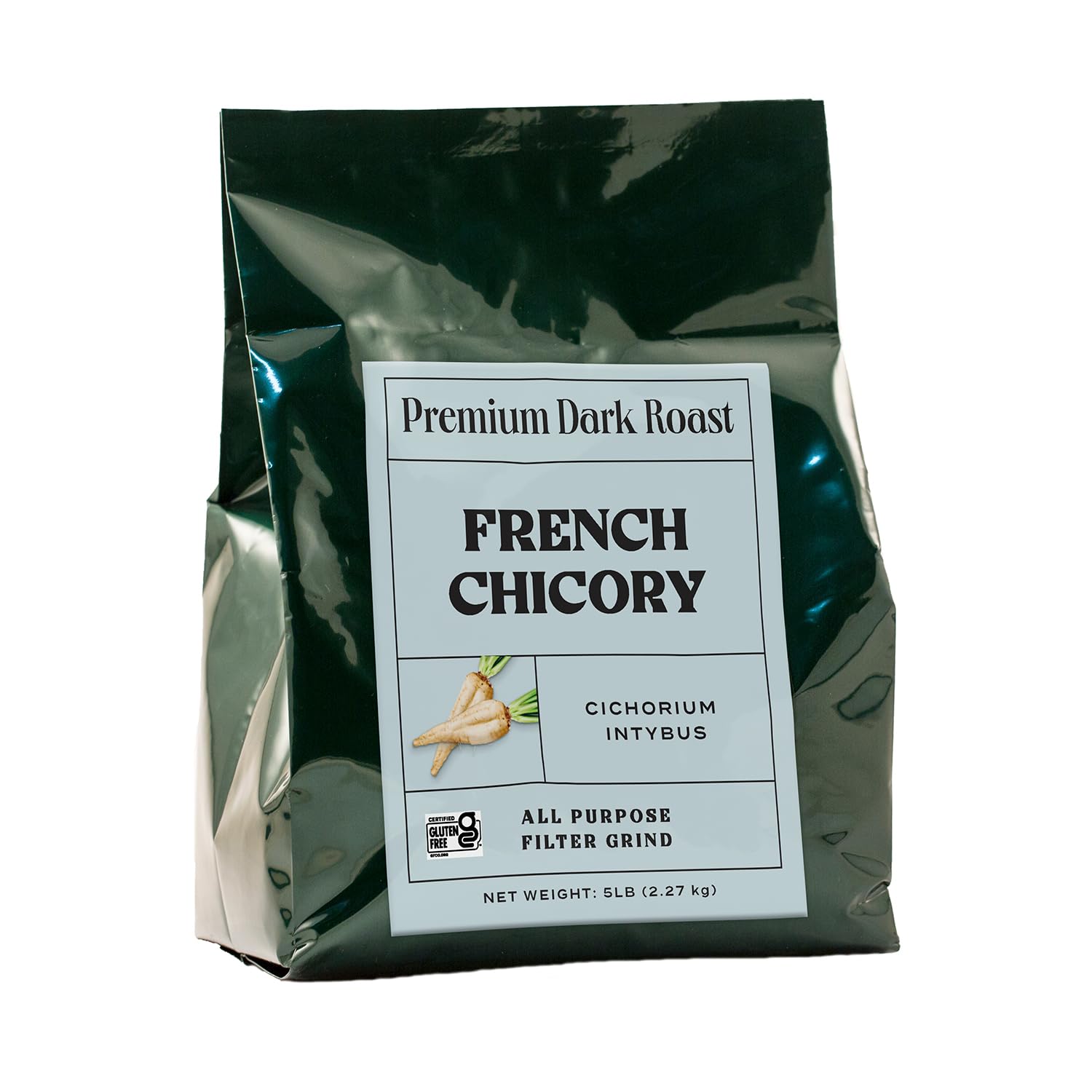 Worldwide Botanicals chicory root ground for a coffee like brew with lower acidity