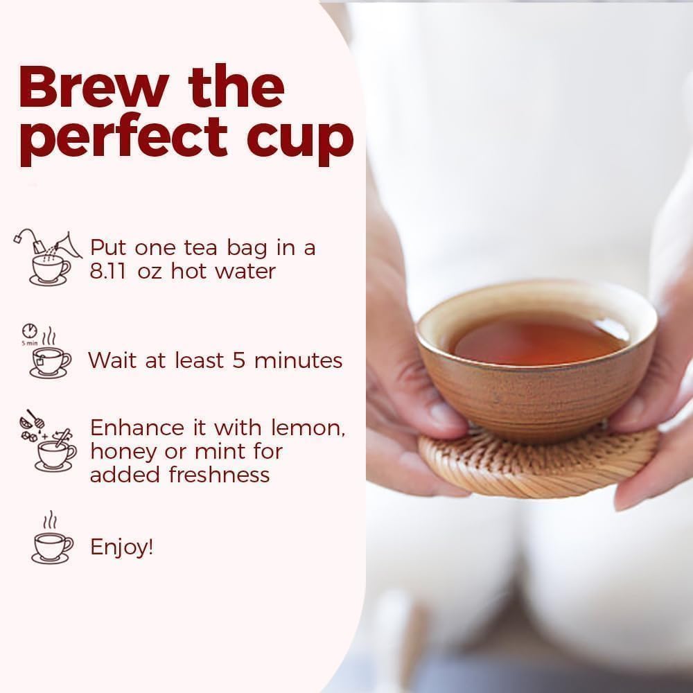 WOTIHA antioxidant-rich hibiscus brew for a bright, thirst-quenching experience.