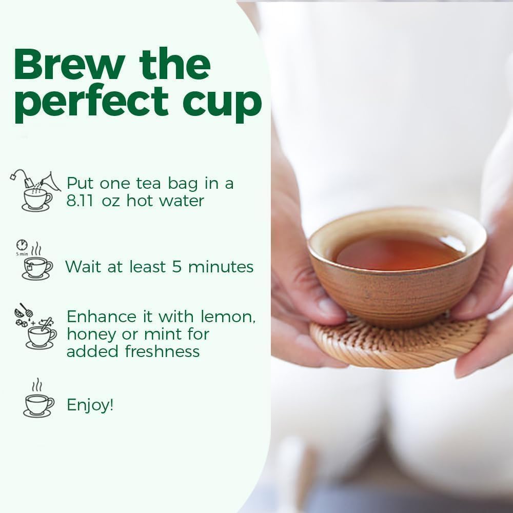 WOTIHA nettle tea mug ready for a relaxing moment