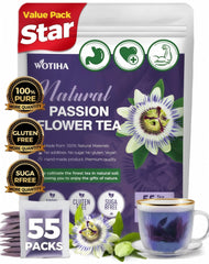 WOTIHA passion flower tea bags ready for a calming evening brew.