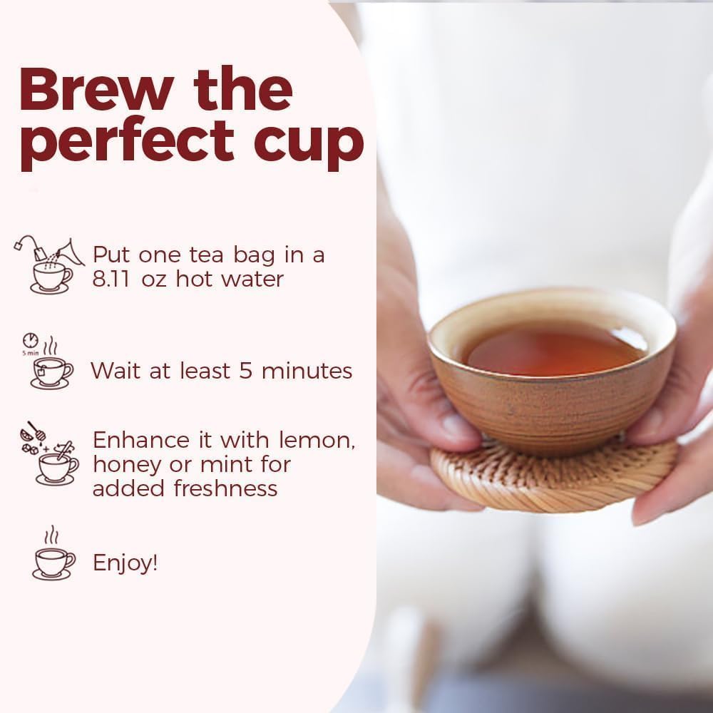 A chilled glass of iced red clover tea for refreshing moments.