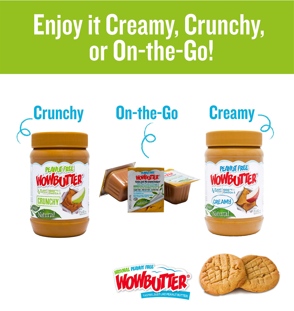 WOWBUTTER ingredient list displaying all natural ingredients