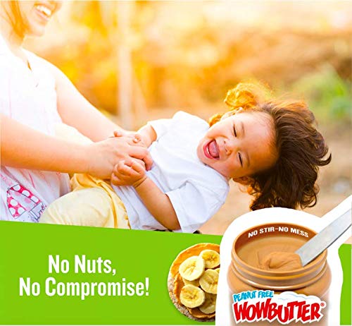 Wowbutter quality seals (BRC) signaling safety in nut-free production.