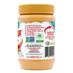 WOWBUTTER nut-free facility label reassures families with allergies.