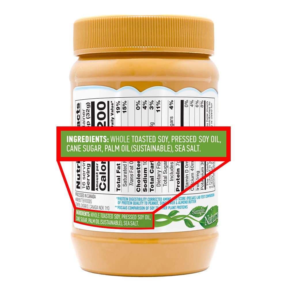 WOWBUTTER provides 7g protein and omega-3 per serving.