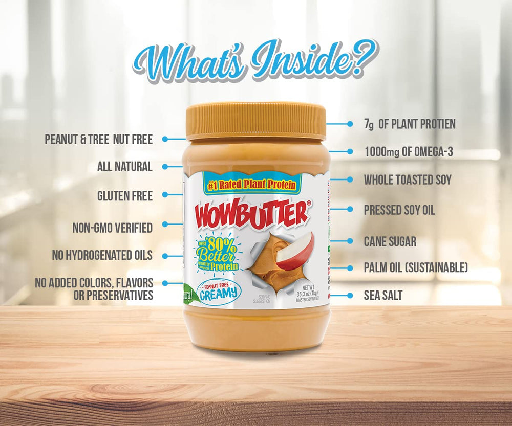 WOWBUTTER with school lunch safety stickers aids lunchroom checks.