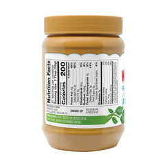 WOWBUTTER scoop in jar demonstrates easy portioning for kids and snacks.