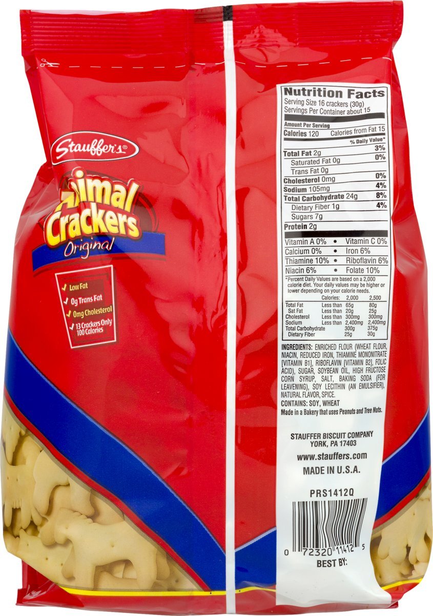 WPARHUS Stauffer's Animal Crackers in a bowl, ready for family snacking.