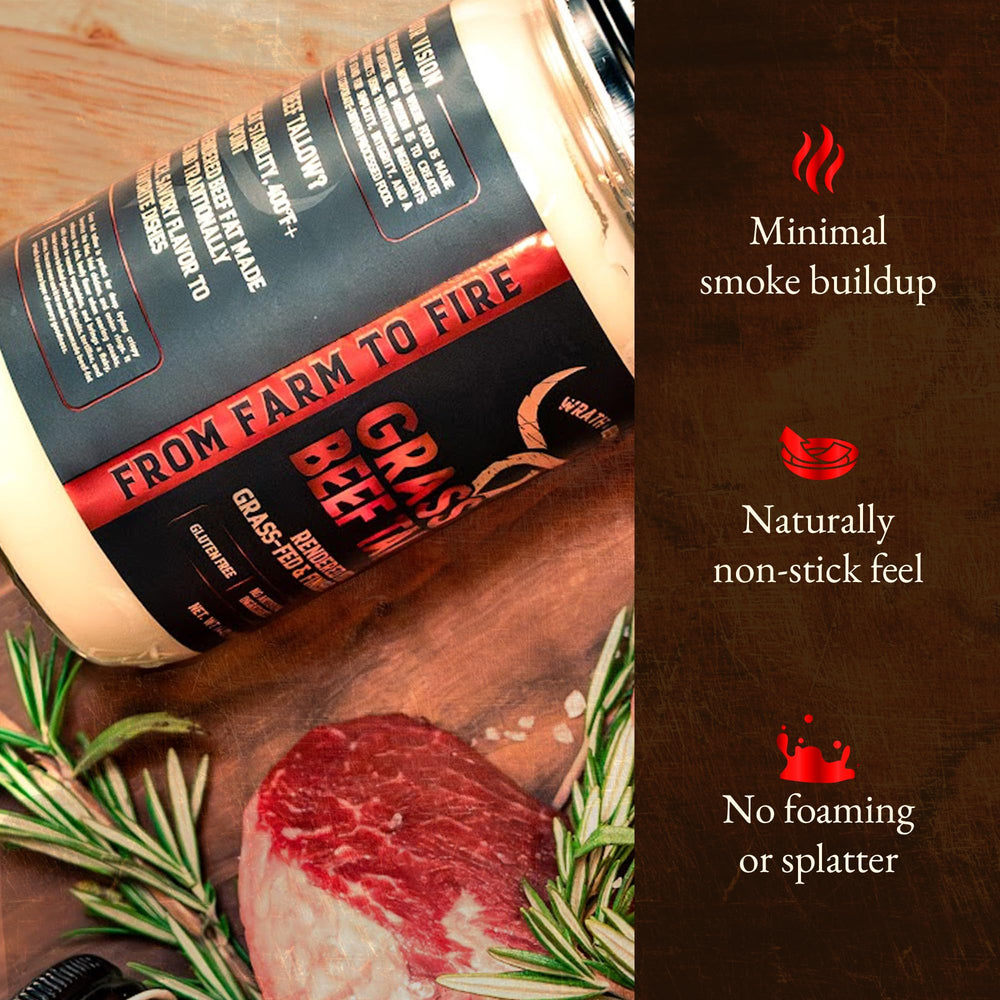 Wrath & Remedy beef tallow in baking context for crust and flavor