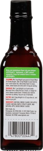Wright's Liquid Smoke Applewood dish shows smoky richness on proteins and vegetables.