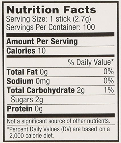 Wrigley's Big Red pack back highlights ADA acceptance and cinnamon aroma.