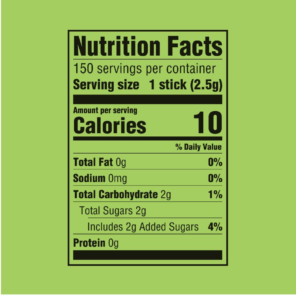 Wrigley's Doublemint 10-pack inside view highlighting convenient, shareable sticks.
