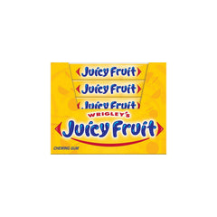 Wrigley’s Juicy Fruit gum 15 sticks per pack; convenient fruity pick-me-up anytime