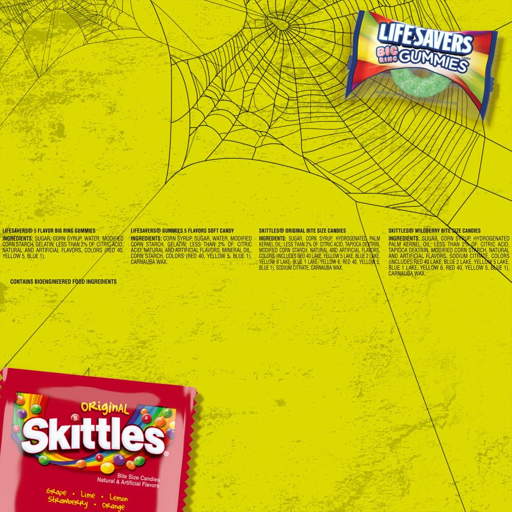 Wrigley’s office candy dish with SKITTLES and LIFE SAVERS.