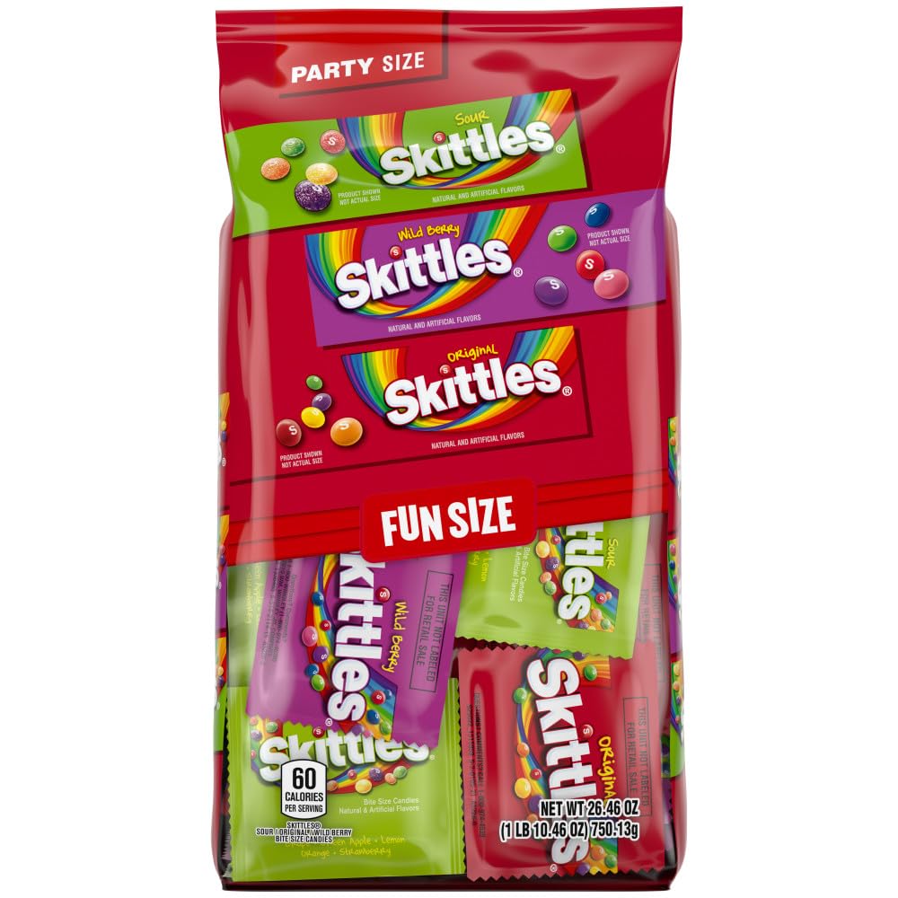 Wrigley's Skittles Sour Chewy close-up, tangy treats for movie nights