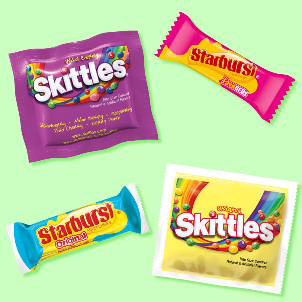 Wrigley's SKITTLES & STARBURST Easter party-favors display, perfect crowd-pleasing candy