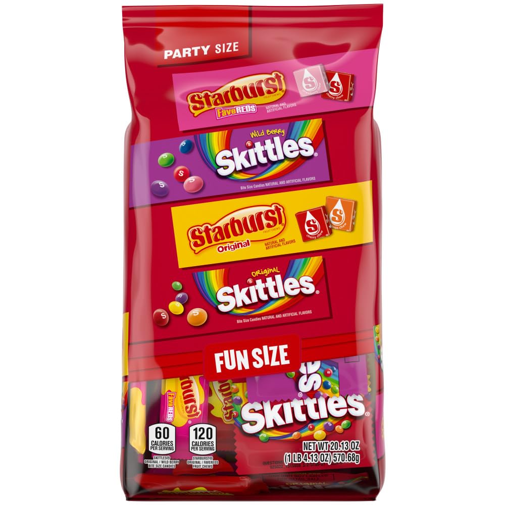 Wrigley's STARBURST FaveReds bulk bag ideal for party favors and treats.