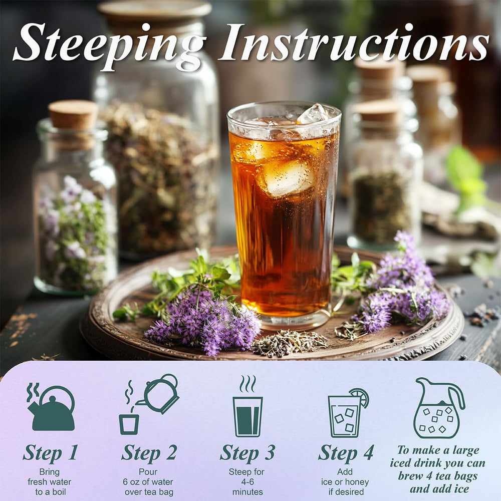 WT WEETEE Valerian tea bag in kitchen setting for easy nightly unwind