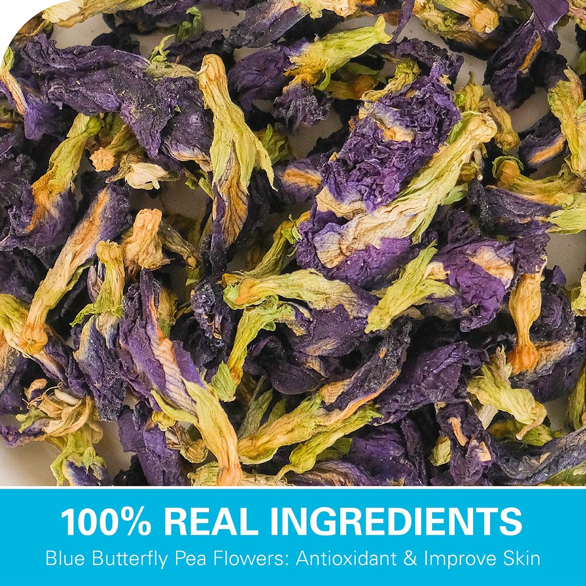 WT WEETEE butterfly pea powder colors rice for striking dishes