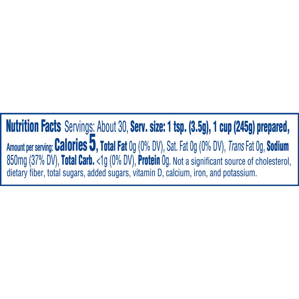 Wyler's Beef Bouillon powder soup-stew image highlights rich, versatile flavor for soups and stews.
