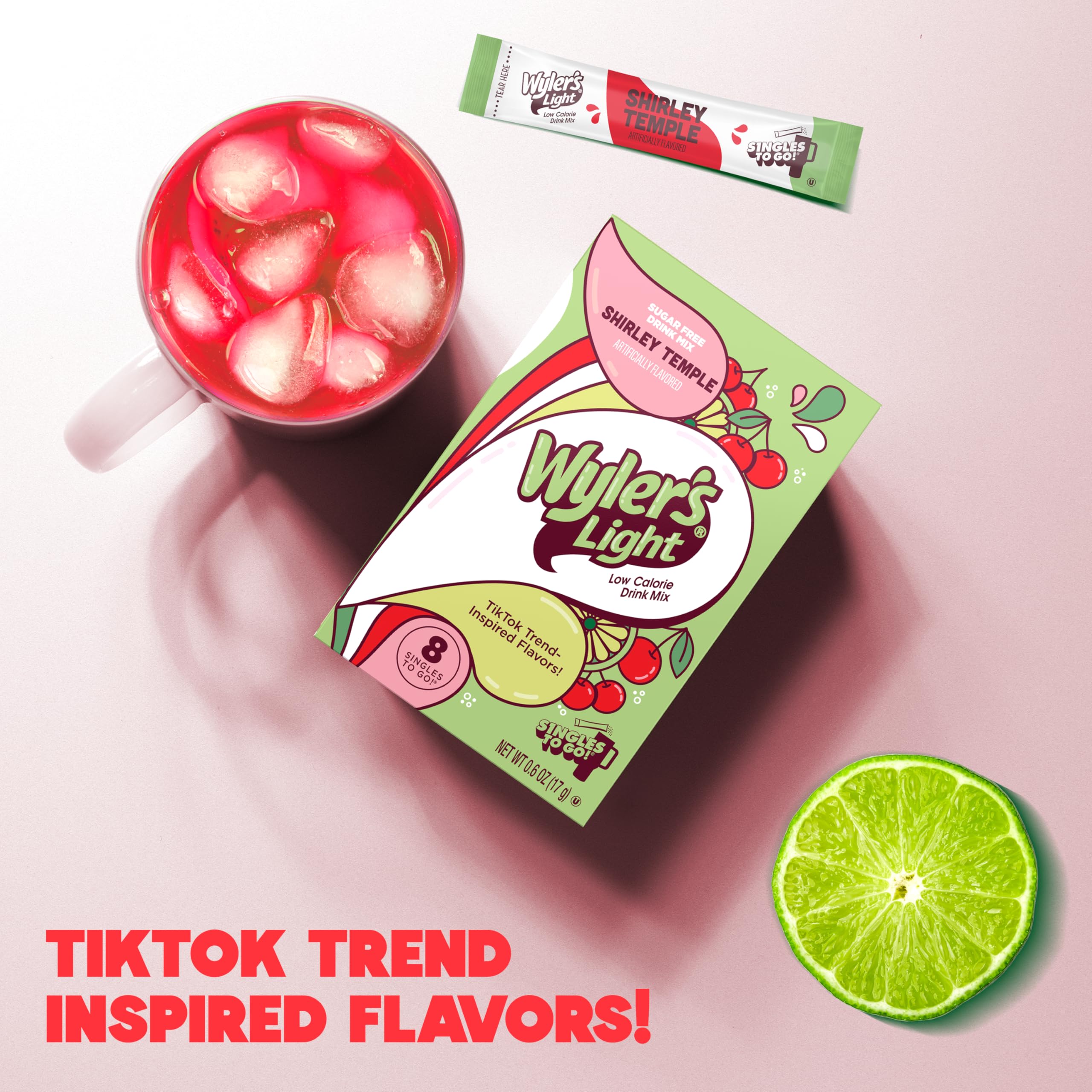 Wyler's Light flavoring for 16.9 oz bottles, quick hydration