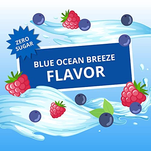 Wyler's Light Blue Ocean Breeze stick showing tropical flavor