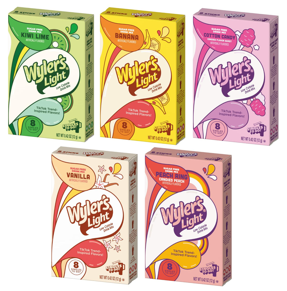 Wyler's Light Cotton Candy flavor enhances hydration with a sugar-free taste.