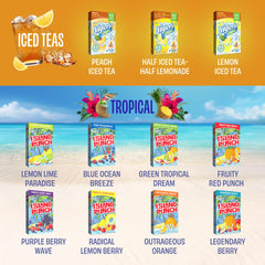Wyler's Light Fruit Punch packet adds vibrant taste with zero sugar.
