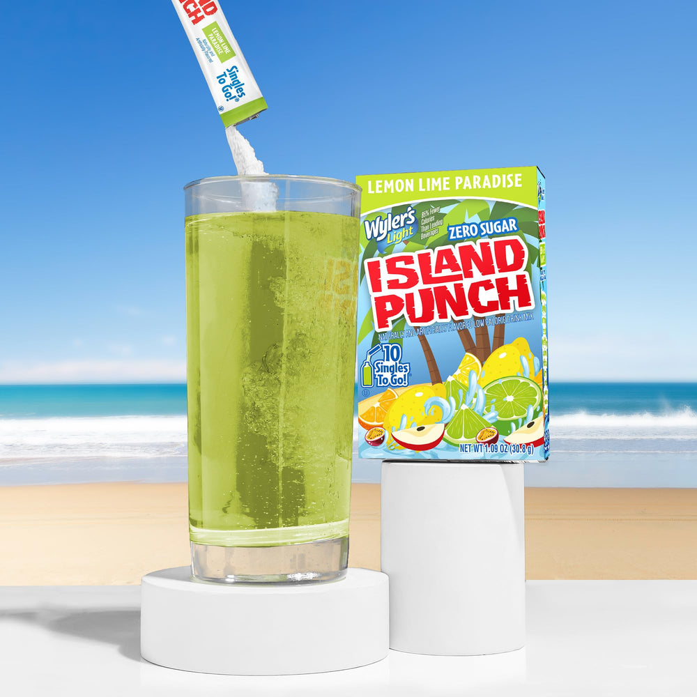 Wyler's Light Green Tropical Dream flavor brings bright tropical vibes.
