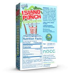 Wyler's Light Island Punch glass with ice offers a refreshing tropical taste
